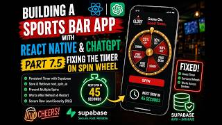 Building a Sports Bar App with React Native & ChatGPT Part 7.5: Fix timer on wheel