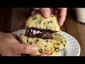 Chocolate Chip Nutella Cookies - Dished #Shorts