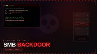 How To Hack A Server Through SMB Backdoor