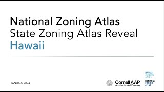 National Zoning Atlas | State Zoning Atlas: Hawaii