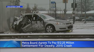 Metra to pay $12M in a settlement for an accident killing two teenage girls