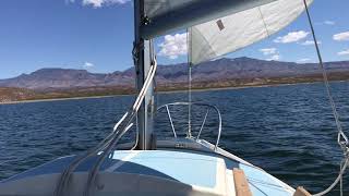 Mizzen Sail Self Steering (video 5 of 9)