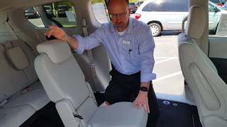 2017 Chrysler Pacifica seat removal of the 8th passenger seat