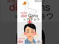 【面白単語】ドイツ語の鳥肌はガチョウ 肌😮🇩🇪｜die gänsehaut shorts short