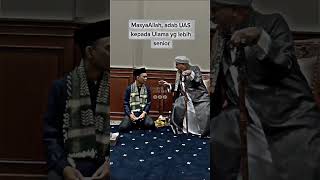 MASYAALLAH ADAB UAS KEPADA ULAMA YANG LEBIH SENIOR