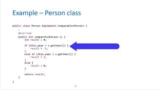 Introduction to the Comparable Interface \u0026 compareTo in Java