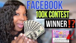 FACEBOOK REELS $100k CONTEST WINNER….ARE YOU ONE OF THEM⁉️