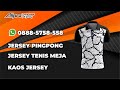 JERSEY PINGPONG SERI All 08 POLO BLACK WHITE