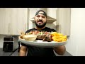 perfect steak with chips u0026 mushroom pepper sauce halal chef