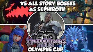 [KH3 Mods] Sephiroth VS All Story Boss Fights | Olympus Cup (Critical Mode)