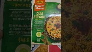 Haldiram's Dum Biryani | Ready to eat | Must watch before trying | Minute Khana