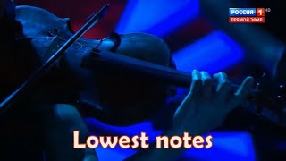 Dimash Kudaibergen:  Lowest notes