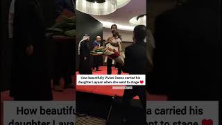 How beautifully Vivian Dsena carried his daughter Layaan, she went to stage #viviandsena #biggboss