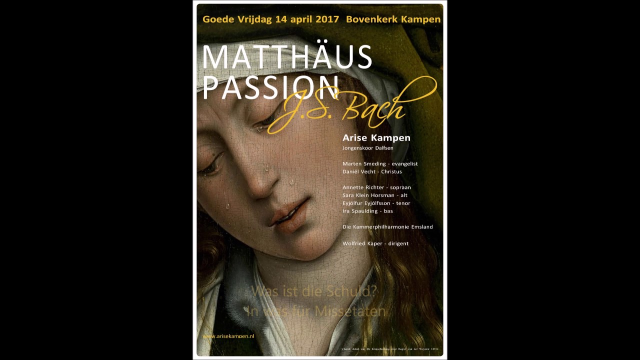 Mättheus Passion - J.S.Bach - Herzliebster Jesu, Was Hast Du Verbrochen ...