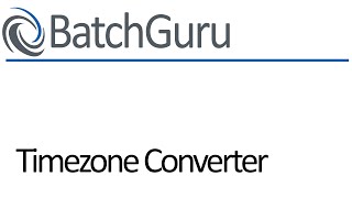 104 - Timezone Converter