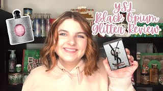 New YSL Black Opium Glitter Perfume Review and Comparison to the Original Black Opium!