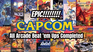 CAPCOM Beat 'em up COLLECTION ARCADE All Games Completed | 4K60ᶠᵖˢ UHD🔴| EPIC Longplay MARATHON