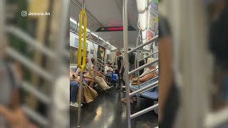 Disturbing video shows attack on F train in Manhattan