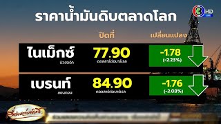 จับตาน้ำมันไทยเย็นนี้! หลังราคาน้ำมันตลาดโลกร่วงแรง กว่า 2% เหตุกังวลเฟดปรับขึ้นดอกเบี้ย 0.25%