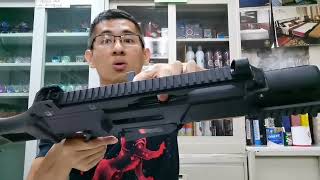 WE 999c HK G36c Airsoft Gas Blowback Rifle, Unboxing, Review, Testing