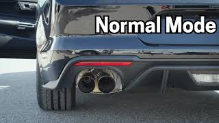 Active Valve Performance Exhaust in the 2022 Ford Mustang EcoBoost