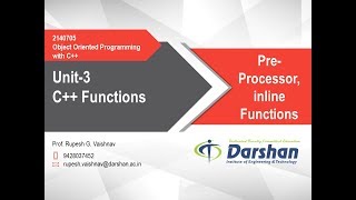 3.03 - Pre-processor, Inline Functions