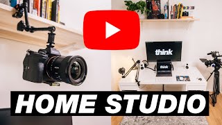AMAZING YouTube Studio Setup Ideas for SMALL Spaces (Home Office Tour)