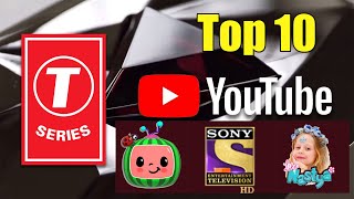 বিশ্বের সবচেয়ে বড় ১০টি ইউটিউব চ্যানেল। The 10 largest YouTube channels in the world