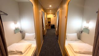 13-hour Trip in the newly Capsule room on Japan's overnight ferry 名門大洋フェリーふくおか [Osaka → Fukuoka]