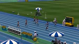 第３４回全国小学生陸上競技交流大会東京都代表選手選考会　６年男子１００ｍ　悠真