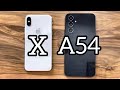 Samsung Galaxy A54 vs iPhone X