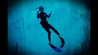 FREEDIVING 8 year kids in 8m deep pool