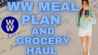 Simple WW meal plan for weight loss | Going for 2 lbs this week!