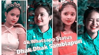 Dhak Dhak || Bapi & Asima Panda || New Sambalpuri 4k Status Video 2022 ||