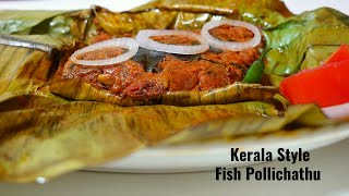 Kerala Fish Pollichathu || Christmas Special Avoli Pollichathu || The Key Of Taste