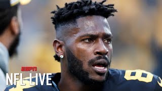 Antonio Brown requests trade from the Steelers | NFL Live