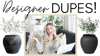 BUDGET HOME DECOR || DESIGNER DUPES || DECORATING ON A BUDGET