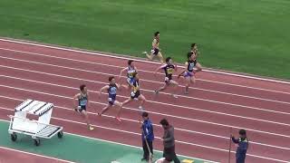 H31.4.27 第72回千葉県総体 陸上競技 第3支部予選 男子100ｍ 6組