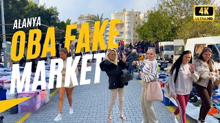 Alanya Oba Monday Fake Market | Fake or Original? | Walking Tour | February 2025