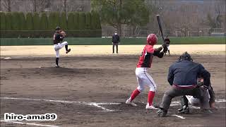 《中学硬式》　若藤悠真選手（広島北ボーイズ）  【ヒット打ったよ】　20210228