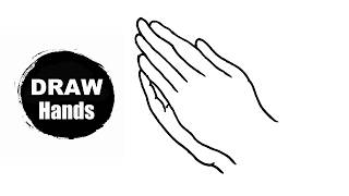 How To Draw Praying Hands | Praying Hands Drawing