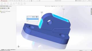 SOLIDWORKS - DimXpert Intersection Lines