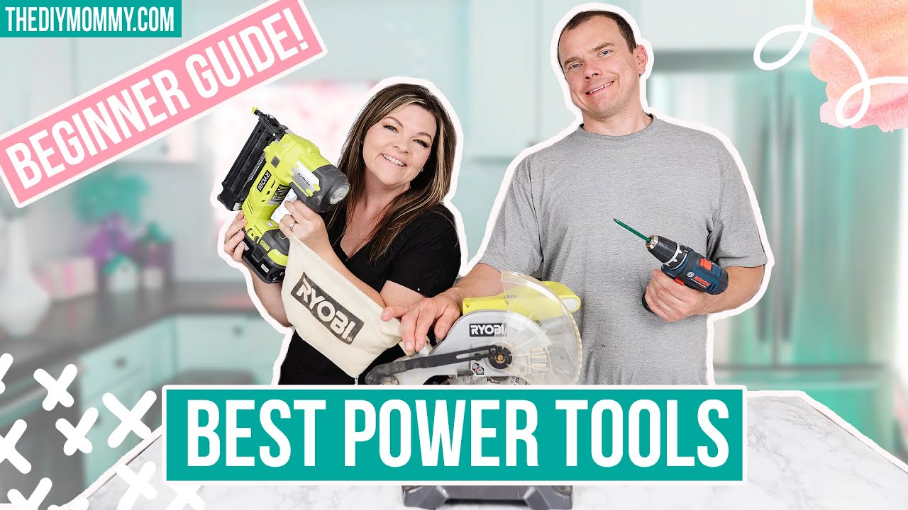 How To Start Using Power Tools For Diy Beginners The Diy Mommy Youtube