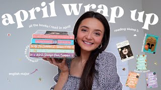 MY APRIL WRAP UP 🌺 all the books i read in april! *reading slump*