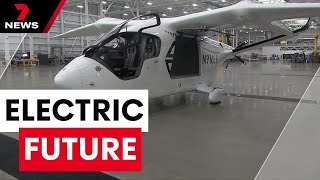 Unpacking the pros and cons of electric planes as they get set to take to the skies | 7NEWS