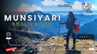 Khaliya Top trek | Best Himalayan trek in uttrakhand | full travel guide Vlog 03