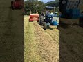 Hay time part 16 square baling hay with 7000 ford tractor power and Massey Ferguson square baler