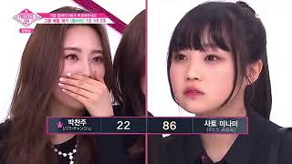 PRODUCE48 ep 4   Boombayah   Battle Result Chiba Erii, Sato Minami, Lee Chae Jeong, etc