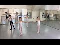 【バレエレッスン】小学4〜6年生センターレッスン①（ポワント） 【ballet】age 9 11 center work on point