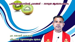 പരിശുദ്ധാത്മാവിന്റെ ഫലങ്ങൾ- സൗമ്യത ആത്മസംയമനം ഫാ. സോണി വാഴക്കാട്ട്